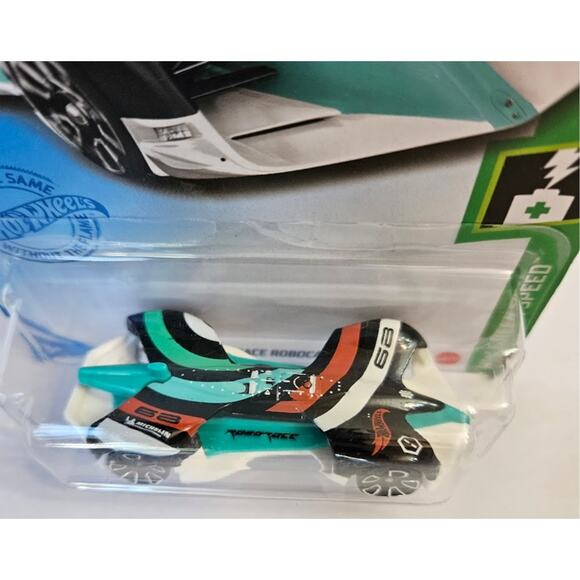 ROBORACE Robocar Hot Wheels Years 17/20 #63/152, HW Speed Blur 2-Pack Die Cast - Picture 9 of 9